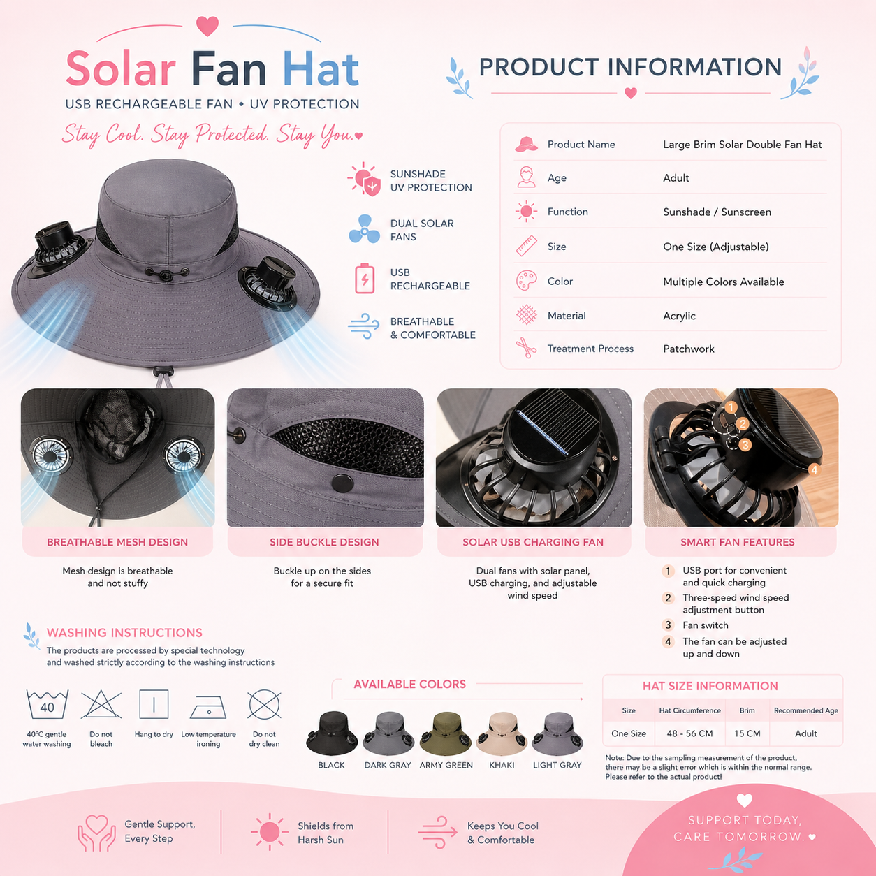 Pregnancy Fan Hat