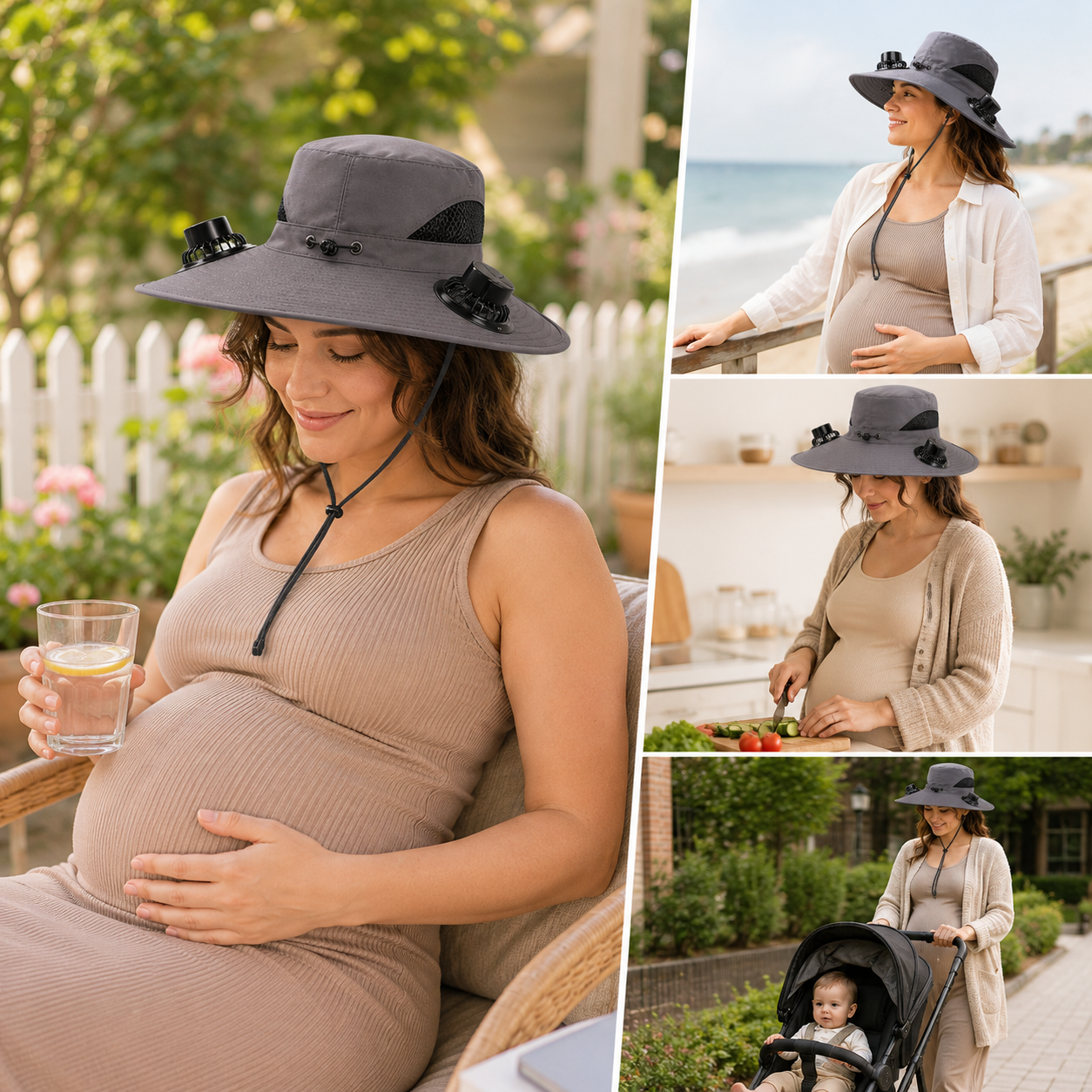 Pregnancy Fan Hat