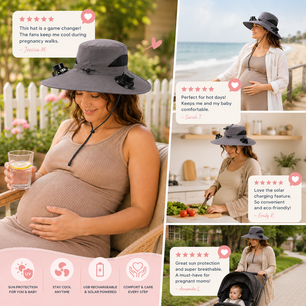 Pregnancy Fan Hat
